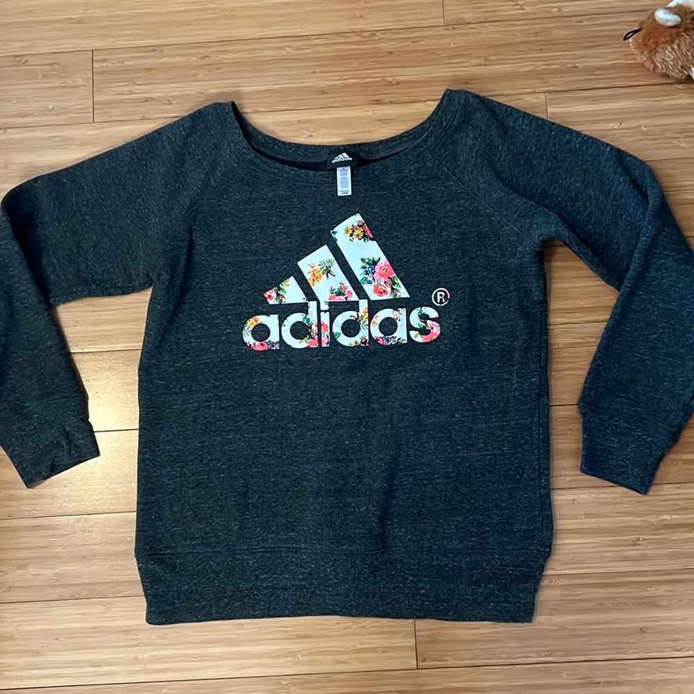 Heather Grey Adidas Sweatshirt